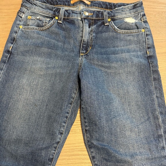 Joe's Jeans The Smith Mid-Rise Crop Shark Bite Hem Sz 27 Farmcore Relaxed - Picture 4 of 10